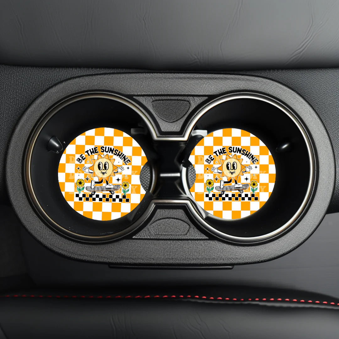 Be The Sunshine Car Coaster- Set 2