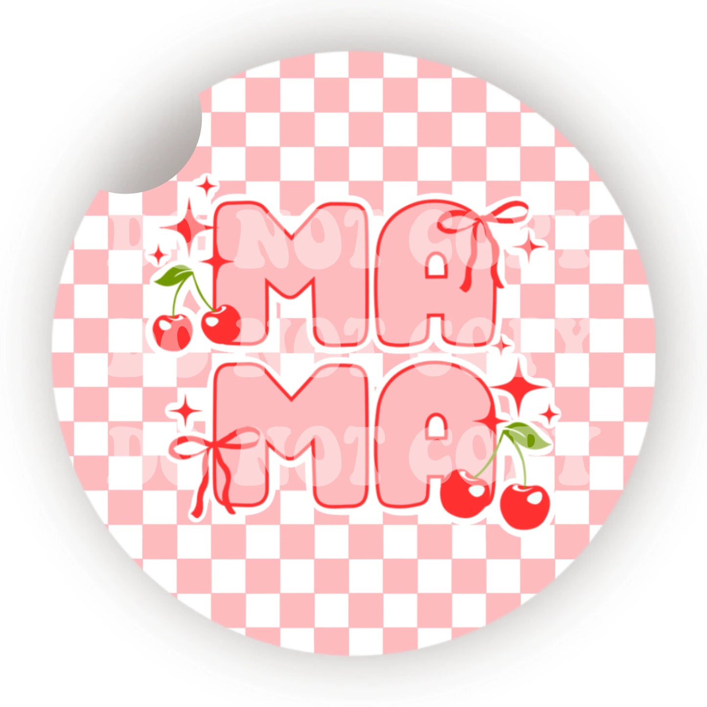 Cherry Mama Car Coaster- Set 2