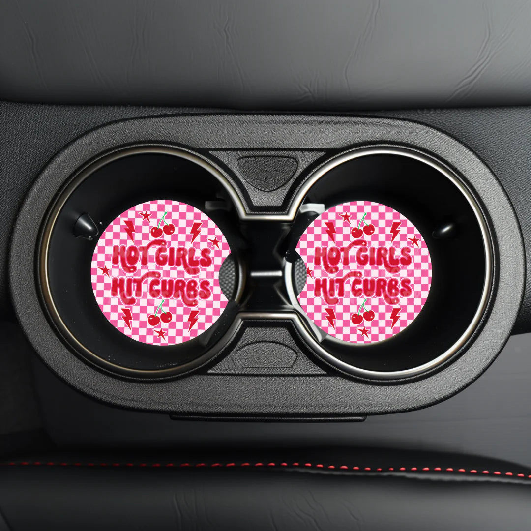 Hot Girl Hit Curbs Coaster- Set 2