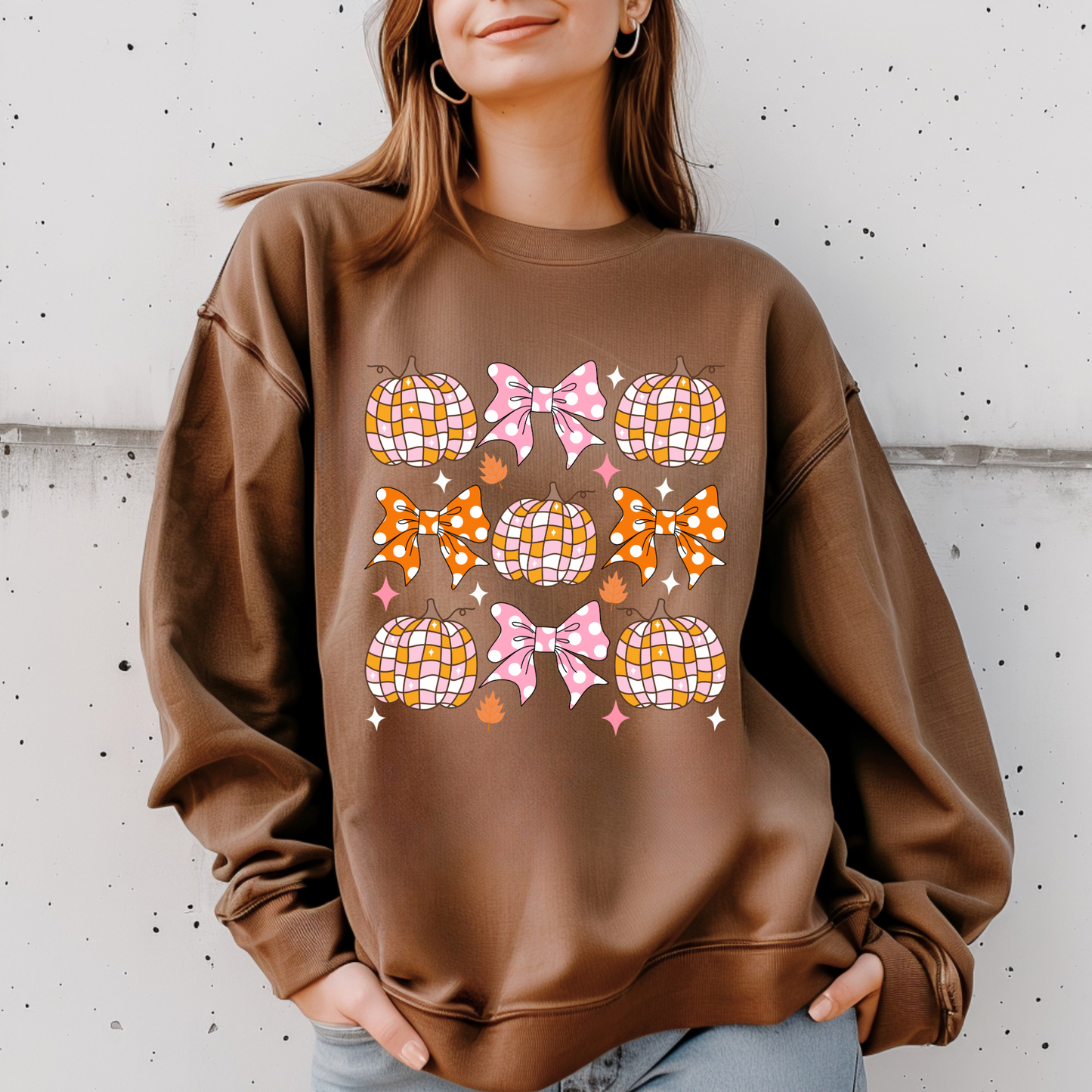 Retro Pumpkins Crewneck