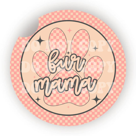 Fur Mama Car Coaster- Set 2