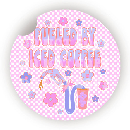 Fueled By Iced Coffee Coaster- Set 2