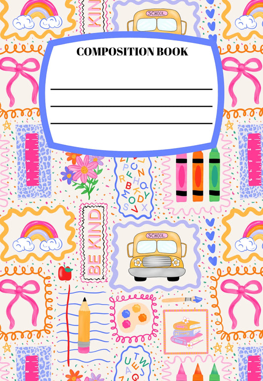 School Doddles Composition Book