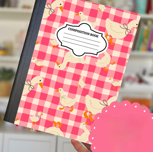 Coquette Goose Composition Book