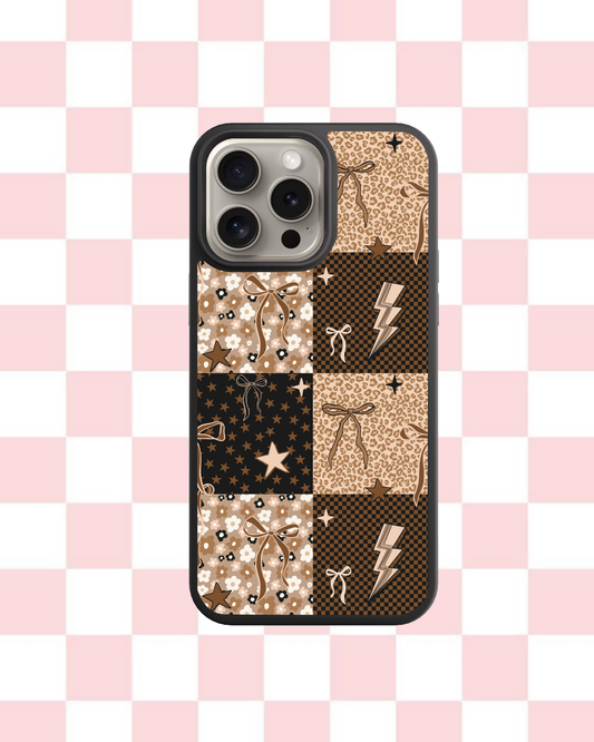 Leopard and Checkered Patchwork